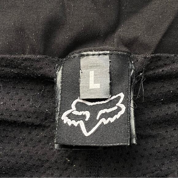 Fox Racing Mountain Bike Shorts Mens Large Black Padded Liner Cargo Pockets 9” - Picture 6 of 11